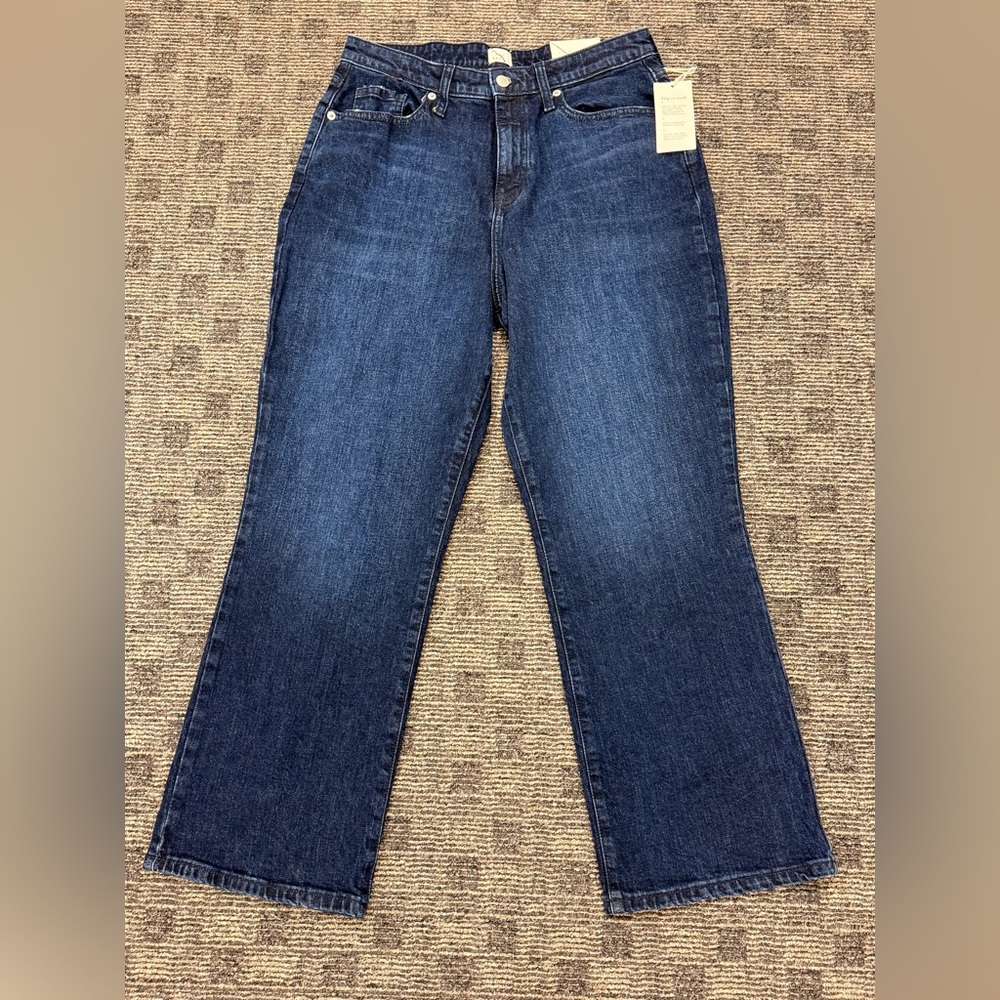 a new day Dark Blue high rise, straight hip, and thigh, Bootcut Jeans